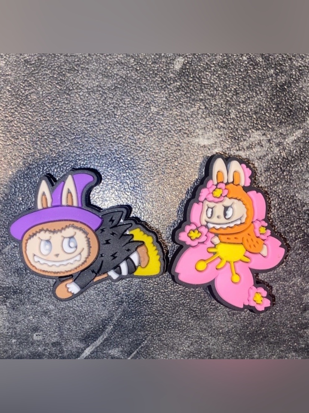 2 Labubu The Monster Shoe Charms